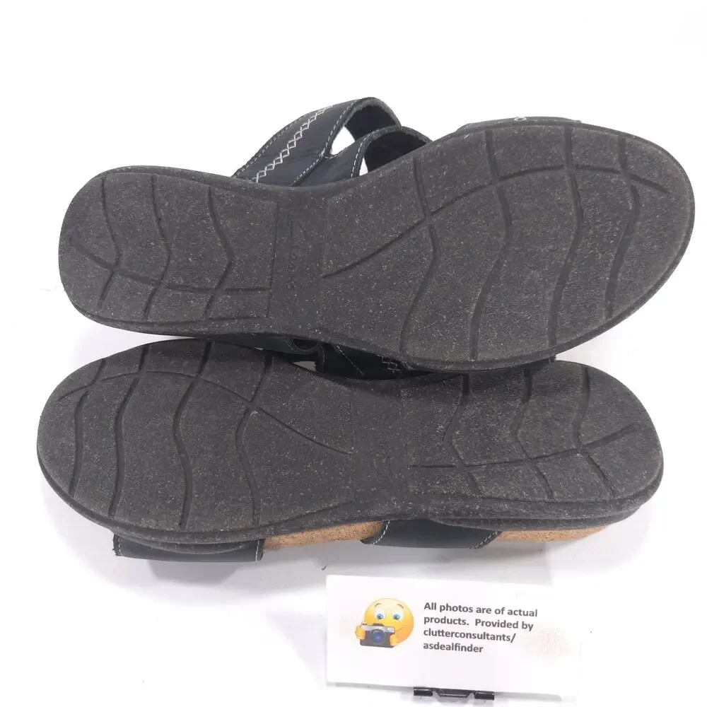 Clarks Collection Casual Slide Sandal Womens Size 12 28220 Black